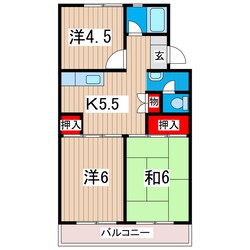 ハイツことぶきの物件間取画像